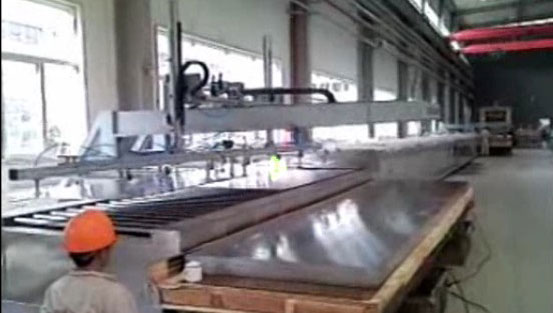 全自動通過式-超聲波清洗機-鋁板產品